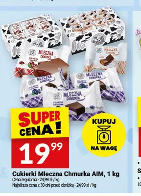 Cukierki Mleczna Chmurka AIM promocja w Twój Market