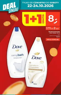 Żel pod prysznic Dove Bagnodoccia Seta Preziosa promocja w Dealz