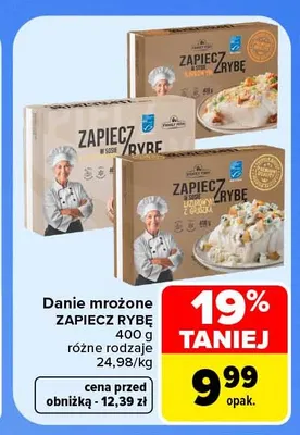 Danie mrożone Zapiecz rybę promocja w Carrefour Market