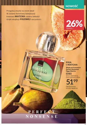 Woda perfumowana Avon Perfect Nonsense Figgy Matcha promocja w AVON