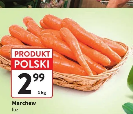 Marchew luz polska promocja w Intermarche