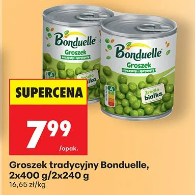 Groszek tradycyjny promocja w Biedronka