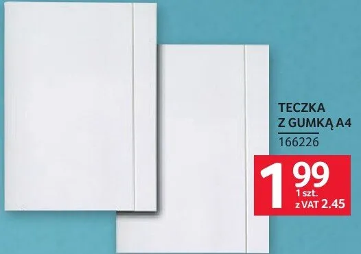 Teczka TECZKA Z GUMKĄ A4 168226 promocja w Selgros