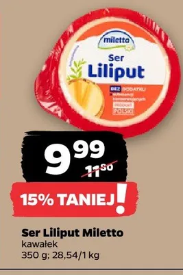 Ser Liliput, kawałek promocja w Netto