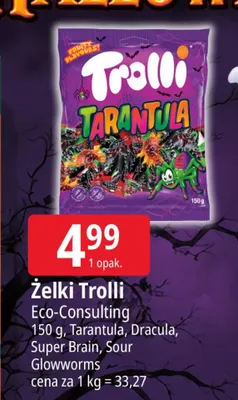 Żelki Trolli Dracula promocja w Leclerc