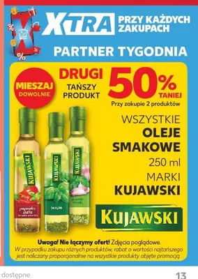 Olej smakowy Kujawski Papryka promocja w Kaufland
