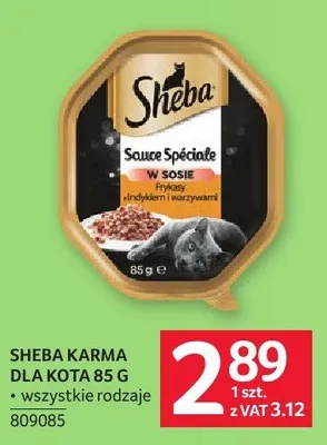 Karma dla kota Sheba 85 g promocja w Selgros