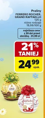 Praliny różne rodzaje promocja w Carrefour Market