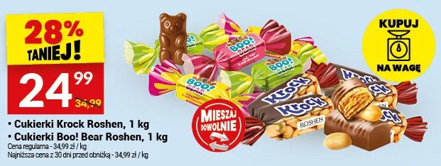 Cukierki Krock Roshen promocja w Twój Market