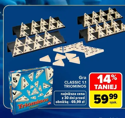 Gra Classic 1,1 Triominos promocja w Carrefour