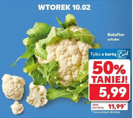 Kalafior sztuka promocja w Kaufland