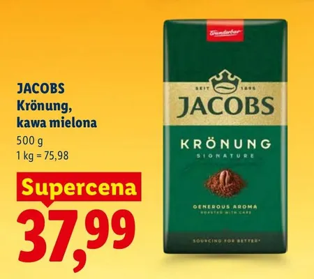 Krönung, kawa mielona promocja w Lidl