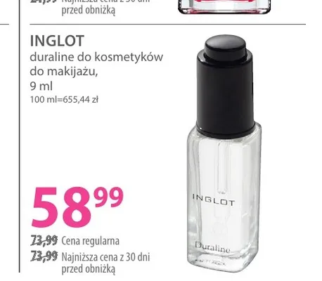 Duraline do kosmetyków do makijażu Inglot promocja w Hebe