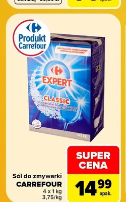Sól do zmywarki Carrefour 4-pak promocja w Carrefour Market