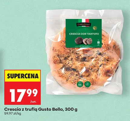Crescia z truflą Gusto Bello promocja w Biedronka