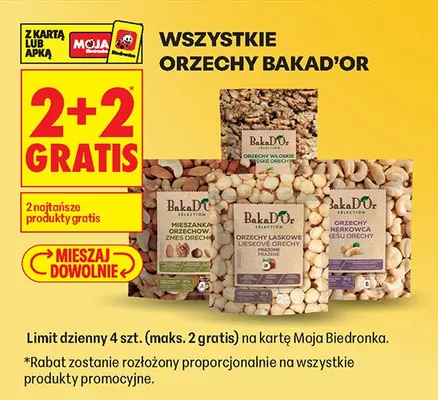 Wszystkie orzechy promocja w Biedronka