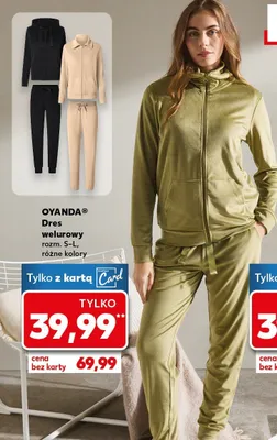 Dres welurowy, różne kolory promocja w Kaufland