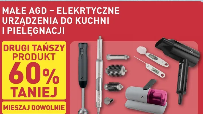 Małe AGD elektryczne do kuchni i pielęgnacji Aldi promocja w Aldi