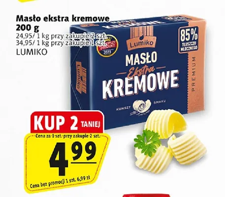 Masło ekstra kremowe Lumiko promocja w Prim Market