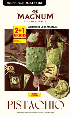 Lody Pistachio promocja w Biedronka