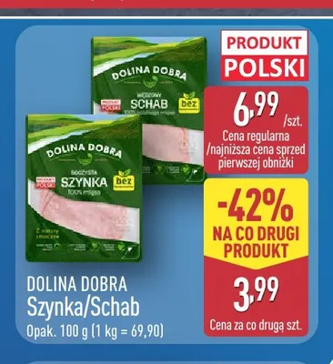 Szynka Dolina Dobra promocja w Aldi