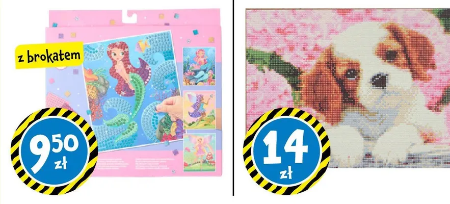 Diamentowy malunek ok. 30 × 40 cm, różne wzory promocja w Tedi