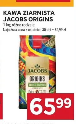 Kawa ziarnista Jacobs Origins promocja w Stokrotka