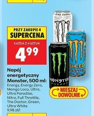 Napój energetyczny Delito promocja w Biedronka