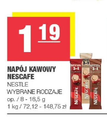 Napój kawowy Nescafé promocja w SPAR