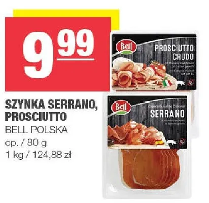 Szynka serrano, prosciutto promocja w SPAR
