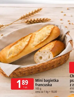 Mini bagietka francuska promocja w Leclerc