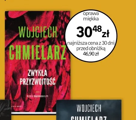 Książka Wojciech Chmielarz Zwykła przyzwoitość promocja w Empik