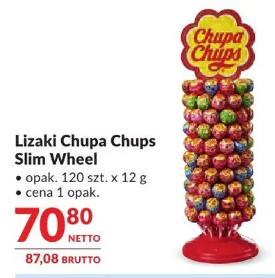 Lizaki Chupa Chups Slim Wheel promocja w Makro