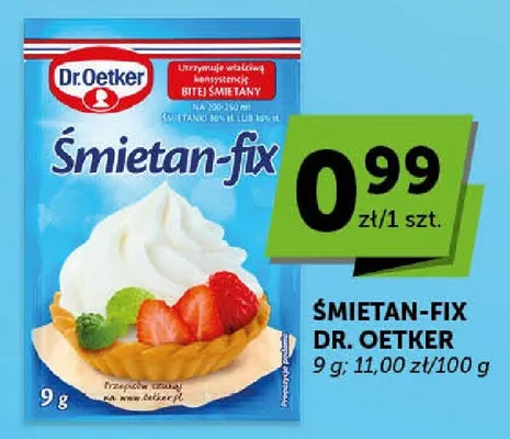 Śmietan-fix Dr. Oetker promocja w ABC
