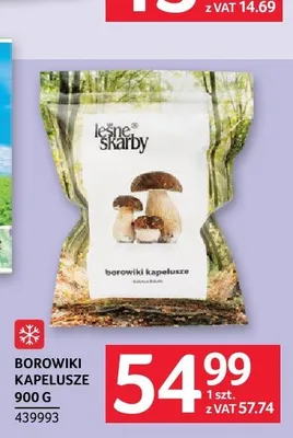 Borowiki kapelusze Leśne Skarby 900g promocja w Selgros