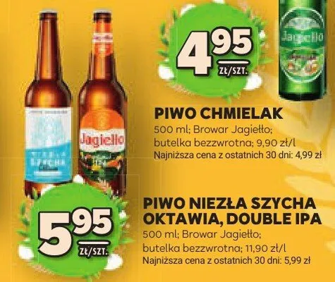 Piwo chmielak promocja w Stokrotka