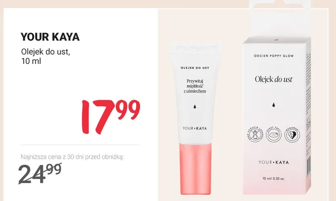 Olejek do ust promocja w Rossmann