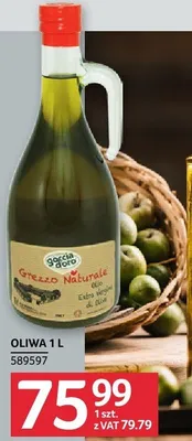 Oliwa z oliwek Goccia d'Oro Grezzo Naturale Extra Vergine di Oliva promocja w Selgros