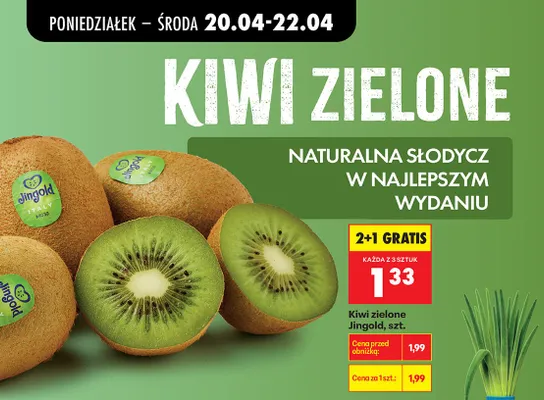 Kiwi zielone promocja w Biedronka