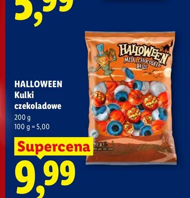 Kulki czekoladowe Halloween promocja w Lidl