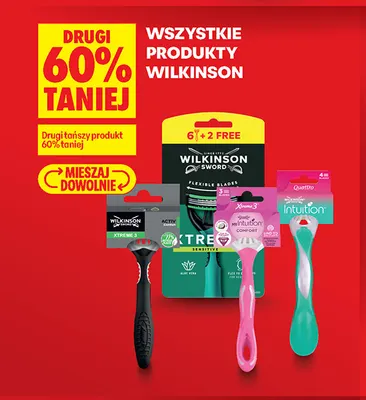 Produkty Wilkinson promocja w Biedronka