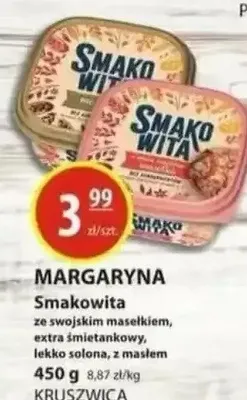 Margaryna ze swojskim masełkiem, extra śmietankowy, lekko solona, z masłem promocja w Zielony Koszyk