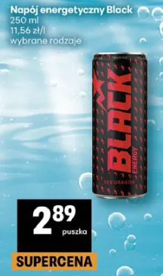 Napój energetyczny promocja w Delikatesy Centrum