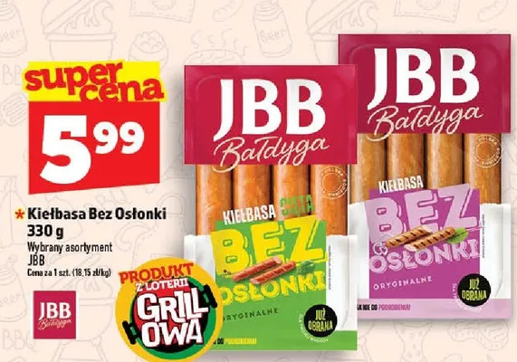 Kiełbasa Bez Osłonki JBB Bałdyga promocja w TOPAZ