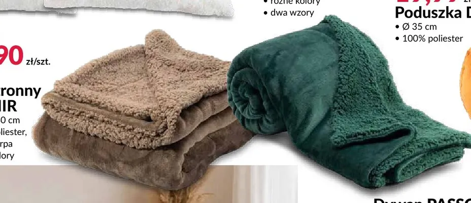 Koc dwustronny Casmir 130x160 cm promocja w Salony Agata