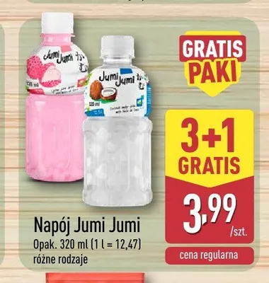 Napój Jumi Jumi - wariant nieczytelny promocja w Aldi