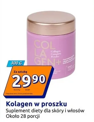 Kolagen w proszku suplement diety dla skóry i włosów  promocja w Action