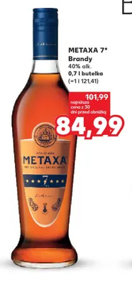 Brandy Metaxa 7* promocja w Kaufland