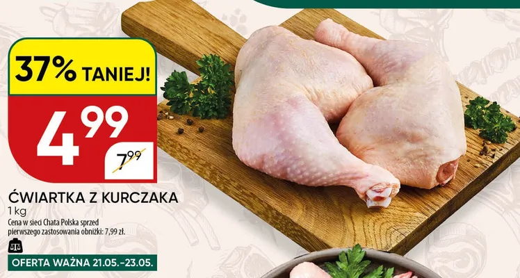 Ćwiartka tylna z kurczaka Morliny promocja w Chata Polska