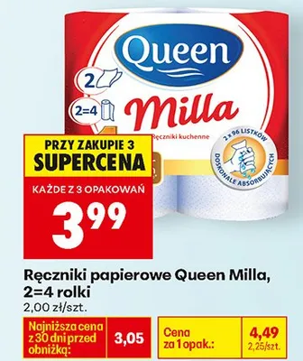 Ręczniki papierowe promocja w Biedronka